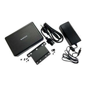 Black Box EMD5004-R DVI KVM-over-IP Multi-Source Receiver, Quad-Monitor, 4K, HDMI, Audio